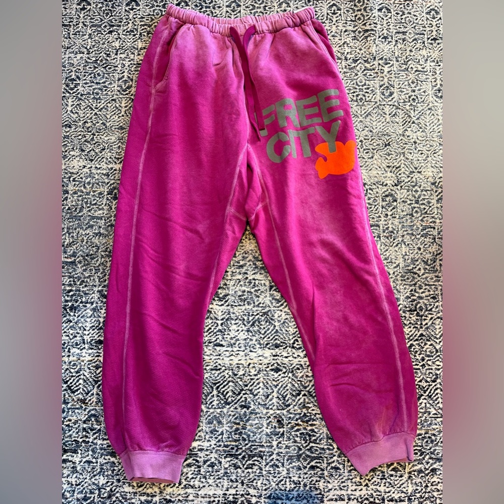 FREECITY Sunfades pocket sweatpant. Size M